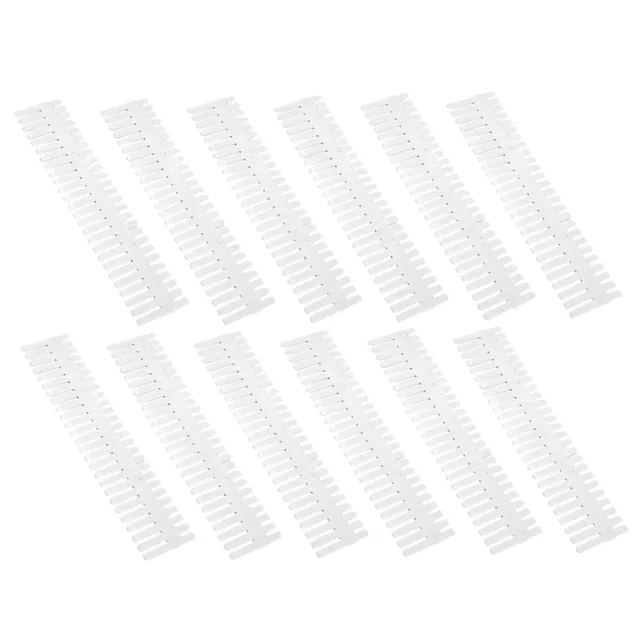 DOITOOL Divisori Cassetti Plastica Regolabili 12 Pezzi 45 cm