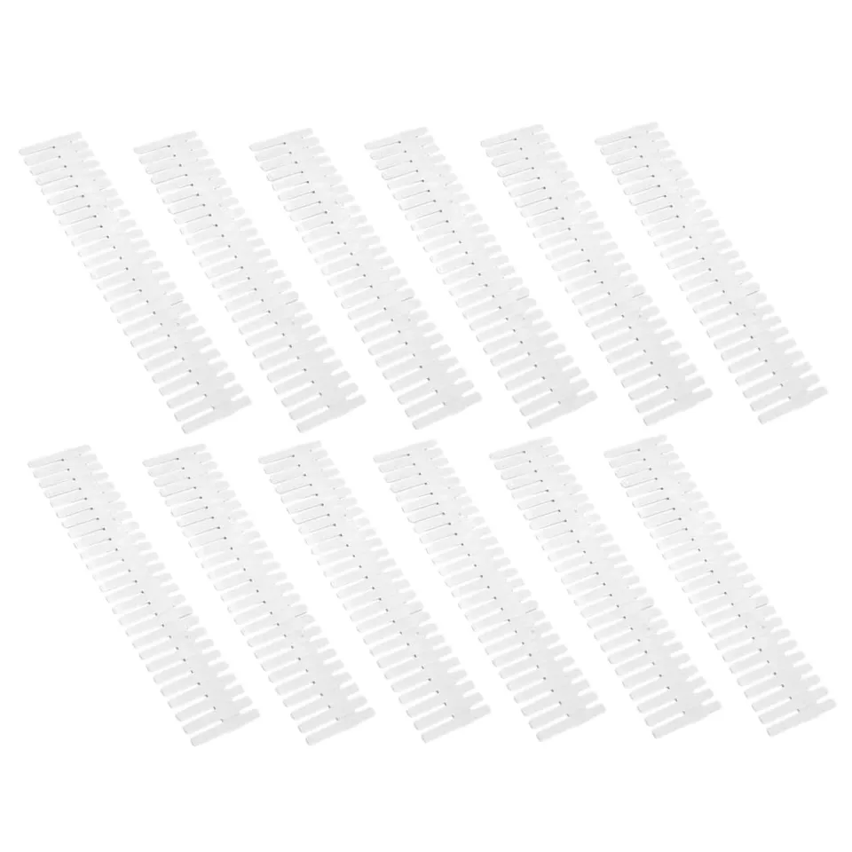 DOITOOL Divisori Cassetti Plastica Regolabili 12 Pezzi 45 cm
