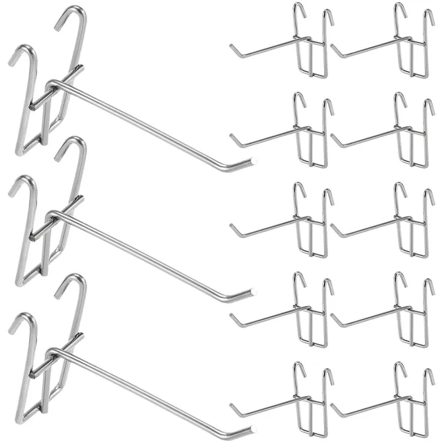 DOITOOL Ganci per Pannelli Forati 30 Pezzi 10 cm Ferro