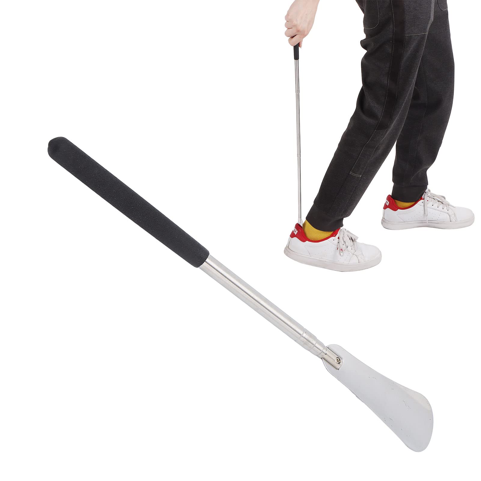 Saluaqui Calzascarpe Retrattile 29-77 cm Acciaio e Plastica