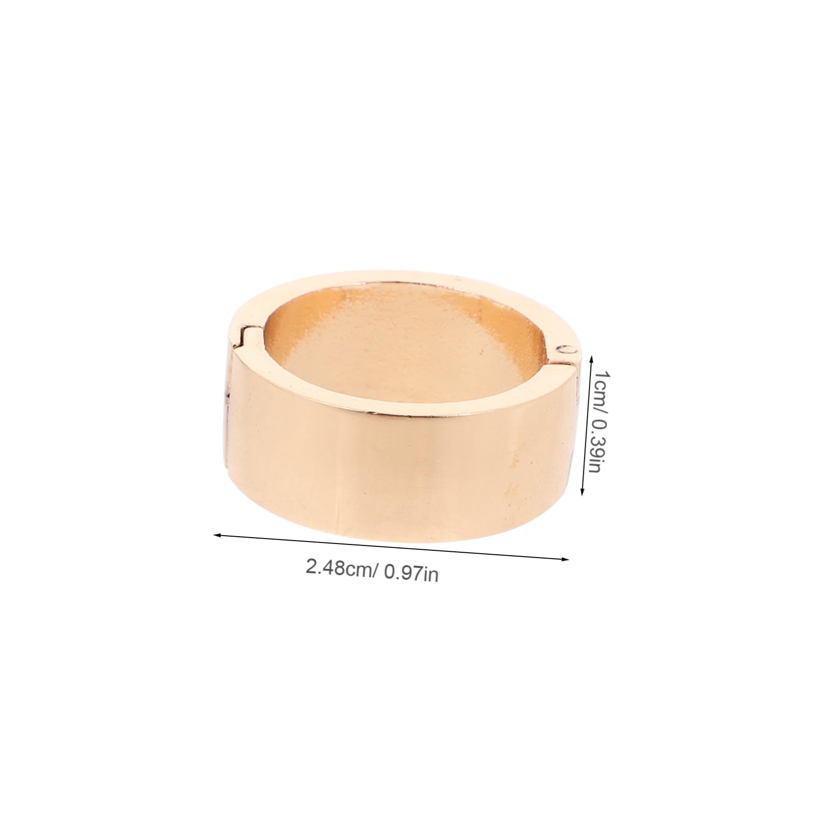 DOITOOL Anelli Rilegatura Zinco Apribili 10 Pezzi 2,5 cm