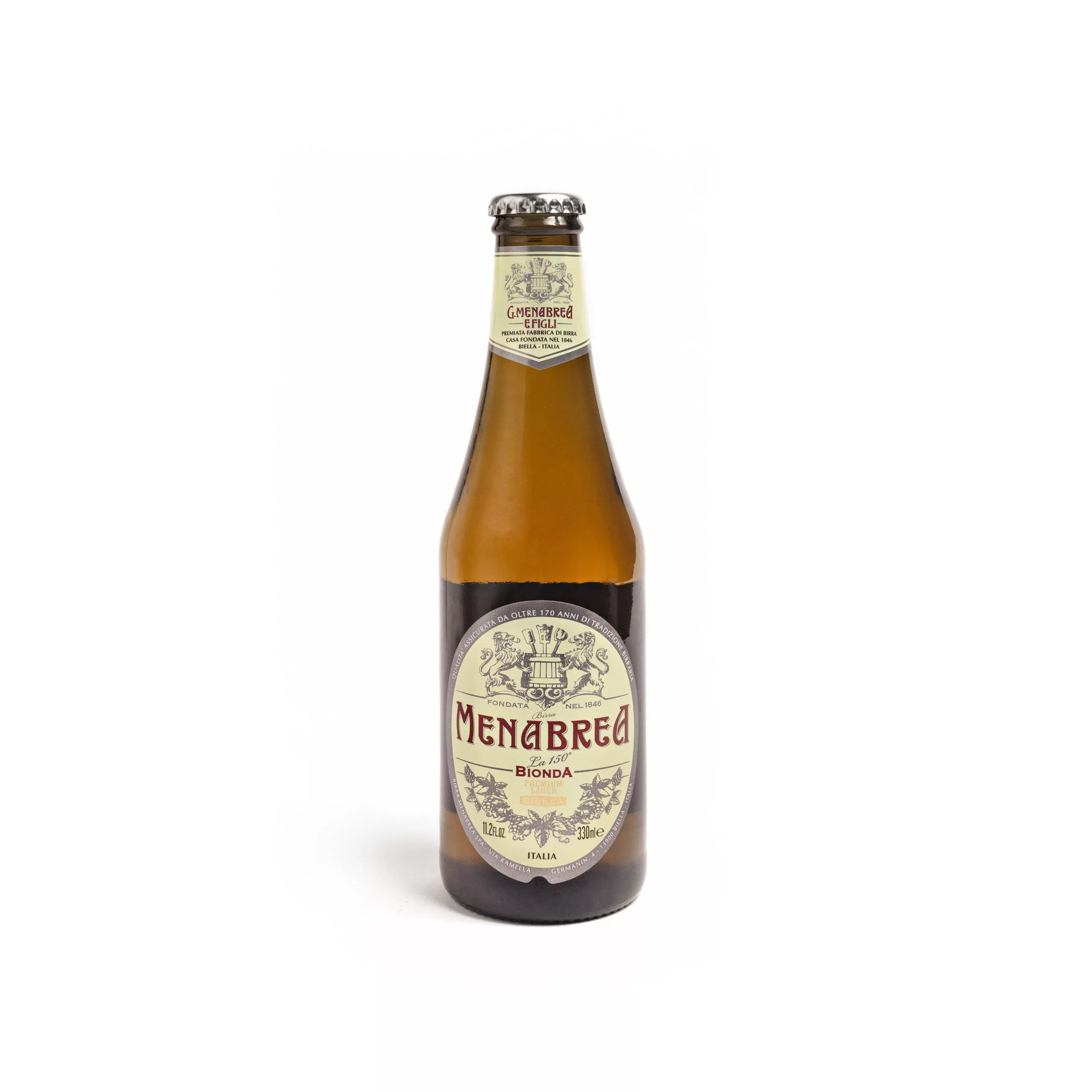 Menabrea Bionda birra lager 330 ml maturazione 30 giorni