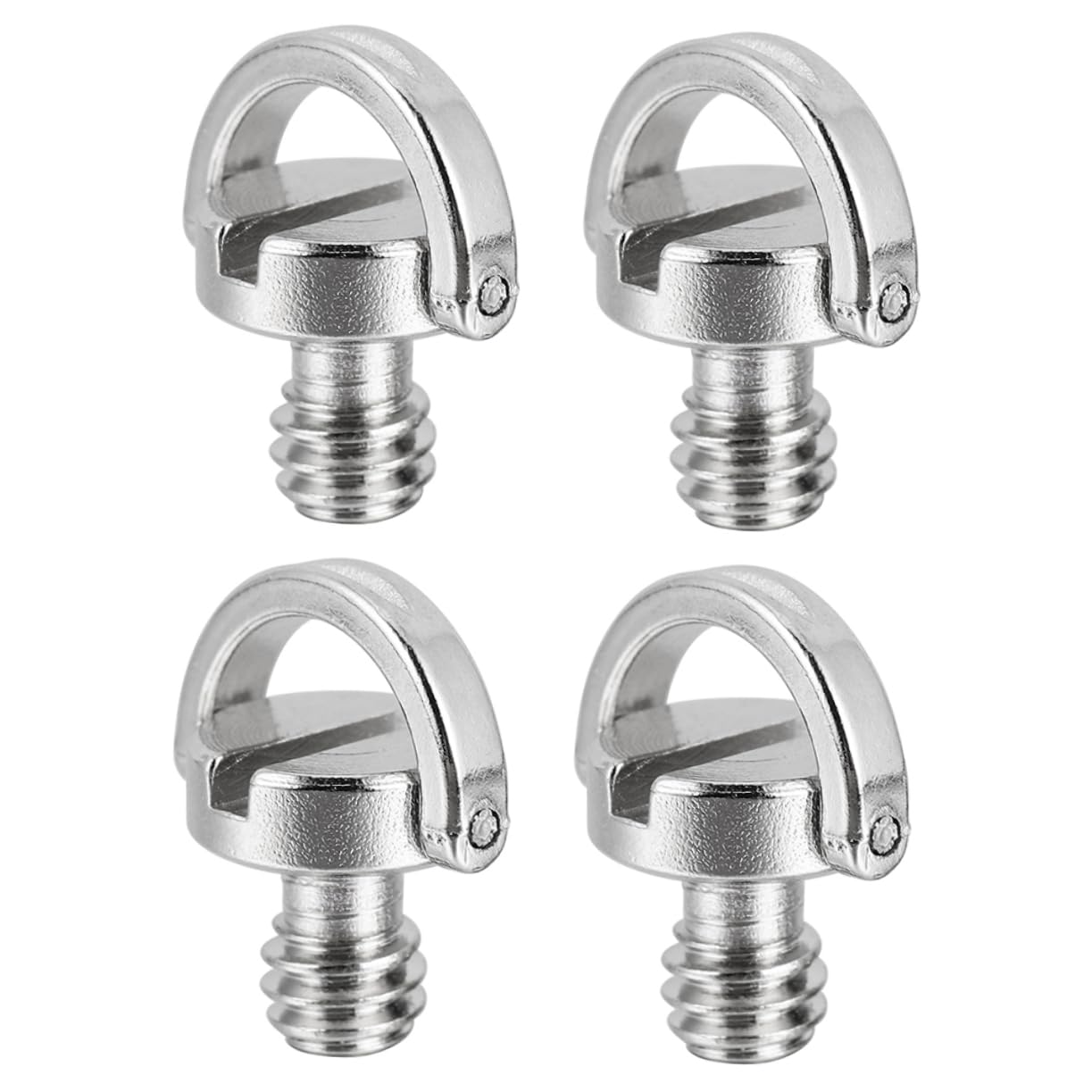 DOITOOL Viti Treppiede Anello D 1/4 Ferro 4 Pezzi