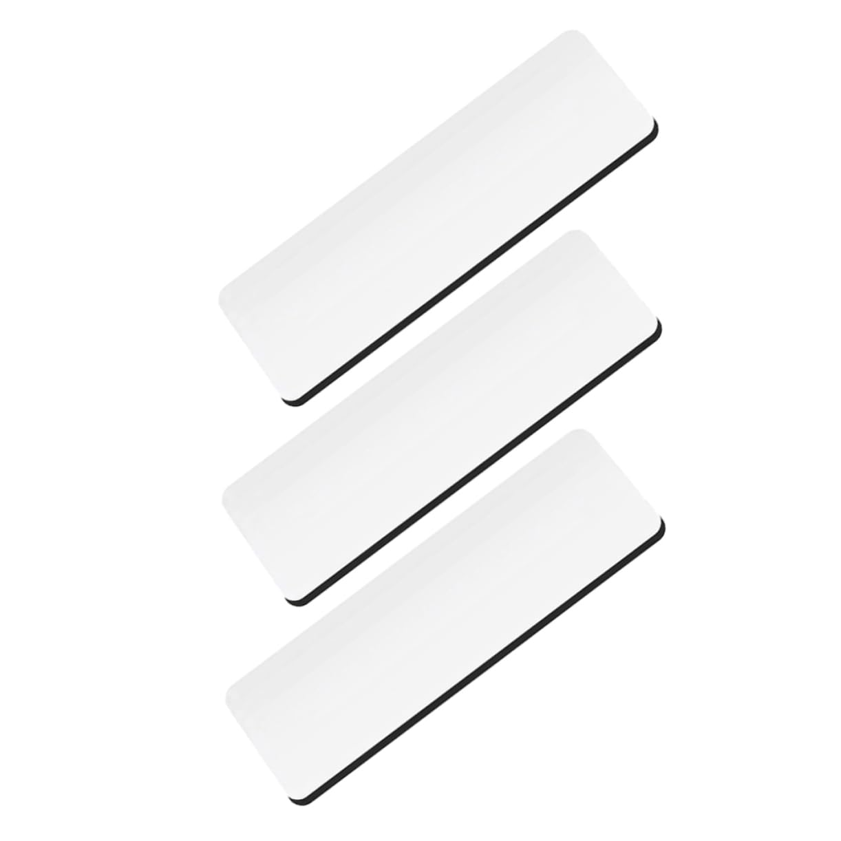 DOITOOL Targhette Portanome Legno 3 Pezzi bianche