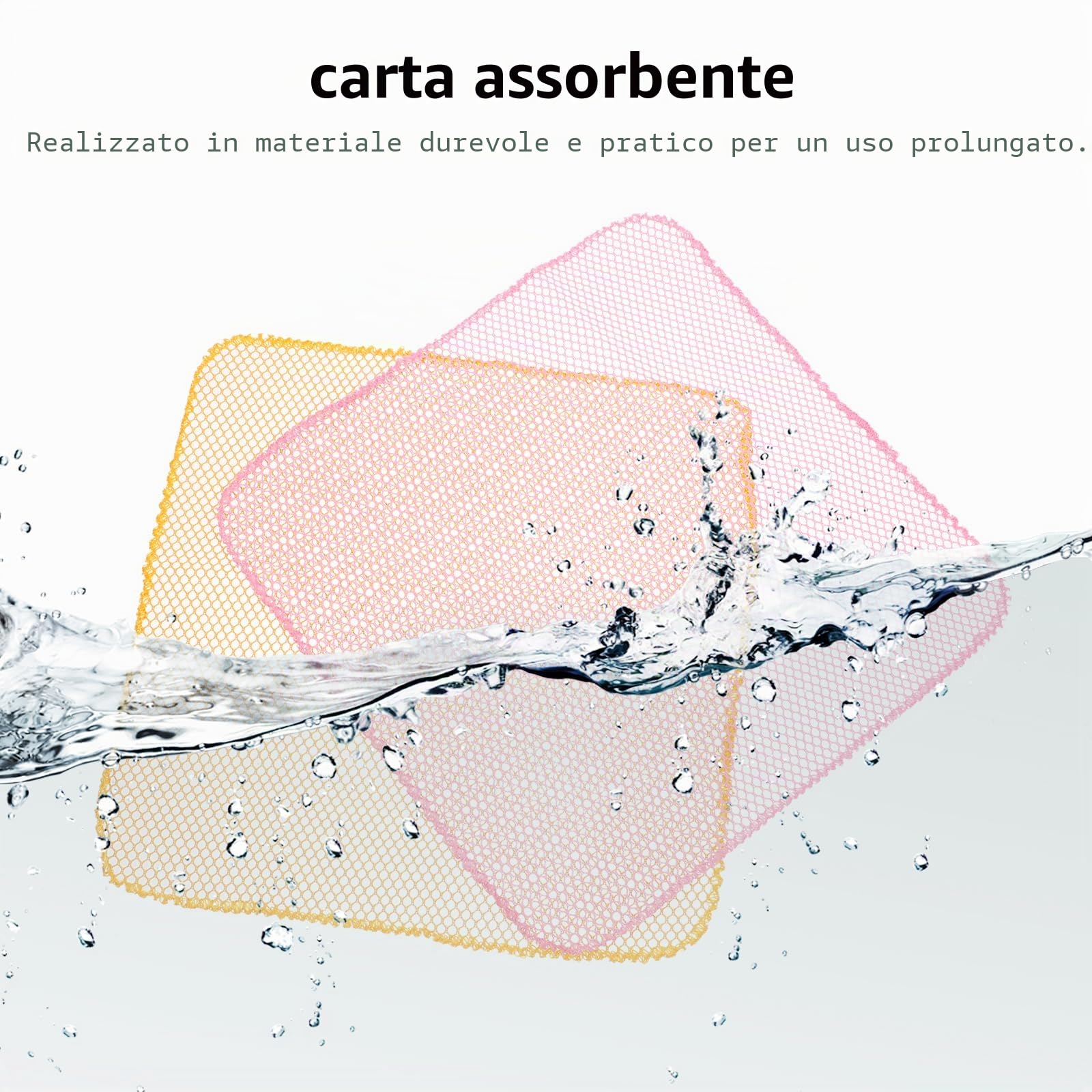 Doitool Strofinacci Cucina Microfibra 4 Pezzi Rete Assorbenti