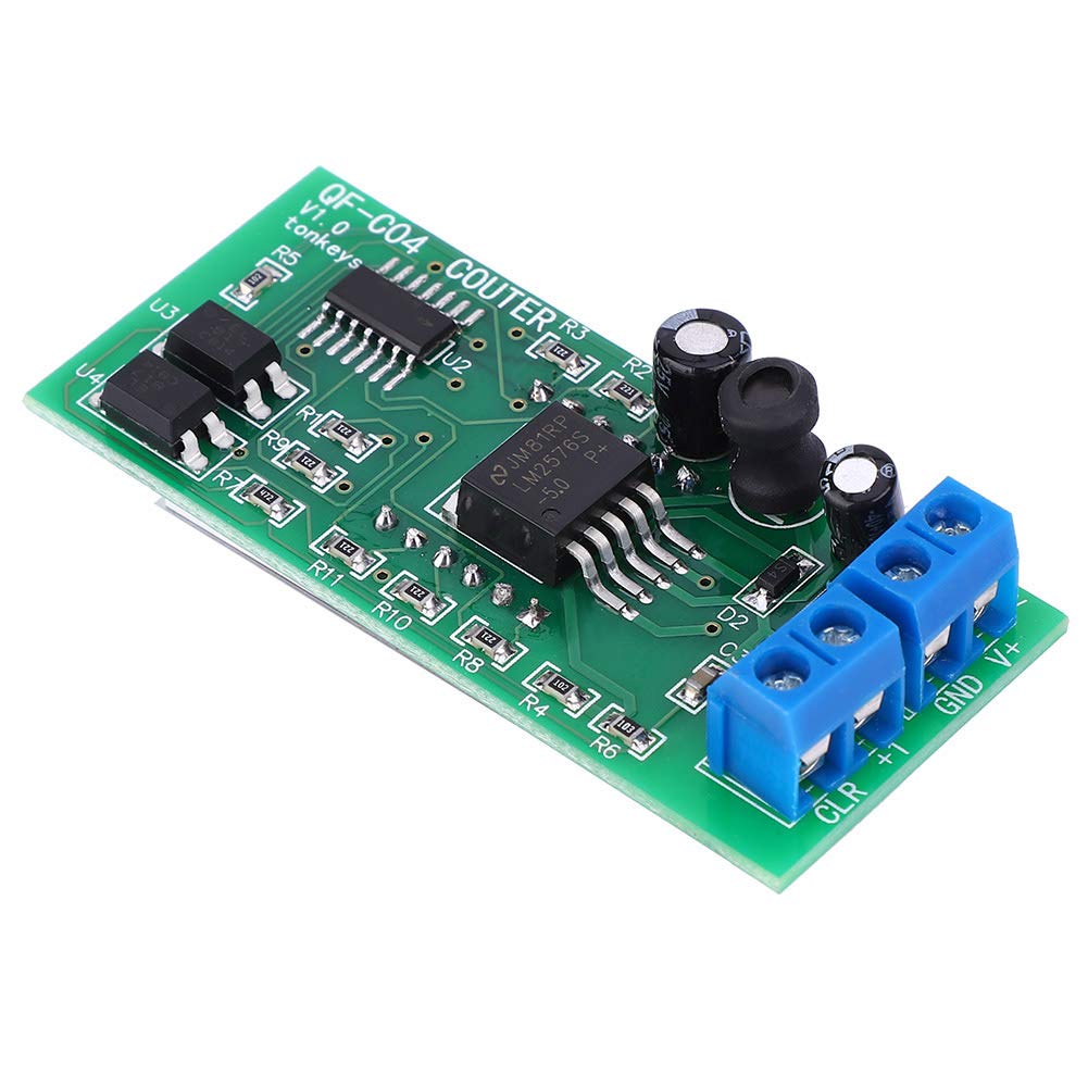 Saluaqui QF C04 Modulo Contatore Digitale 4 Cifre DC4-40V Memoria