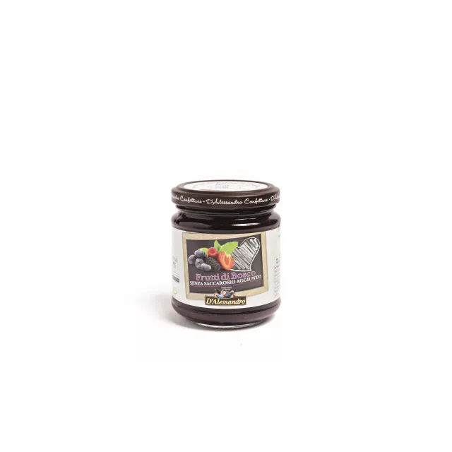 D'Alessandro confettura frutti di bosco 230 g senza zucchero