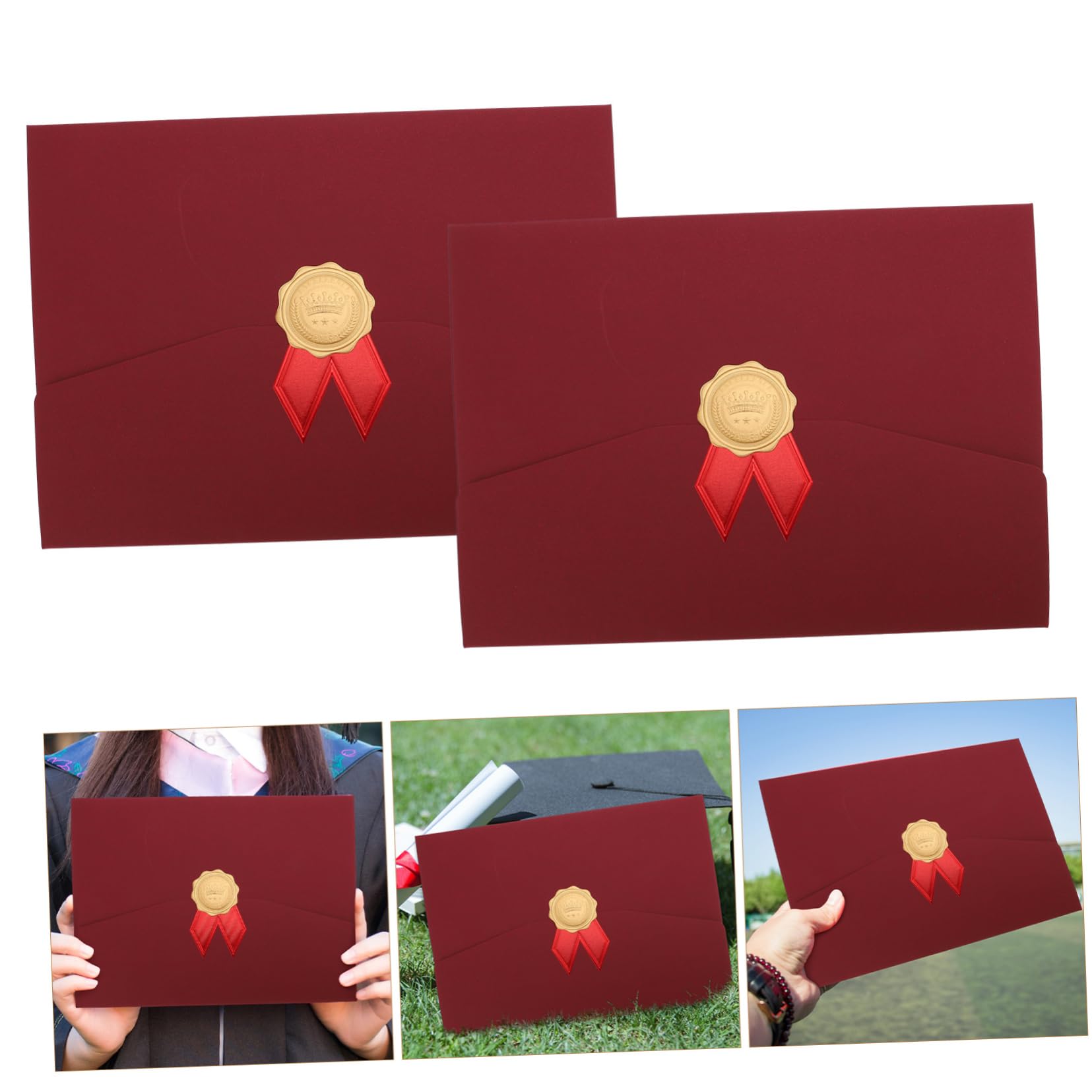 DOITOOL portadiplomi copertina certificati cartone 2 pz