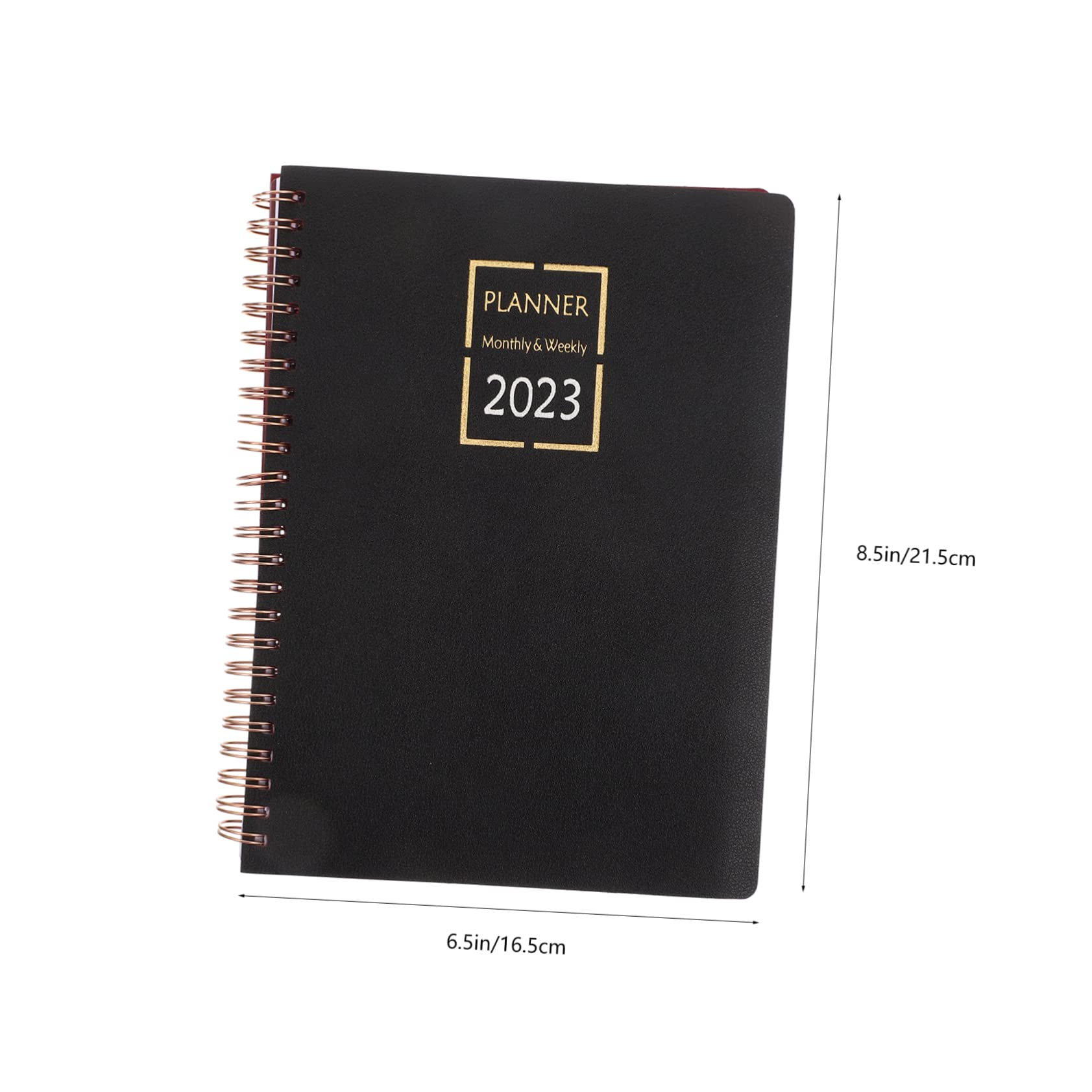 DOITOOL Planner 2023 Spirale Blocco Note Nero Carta