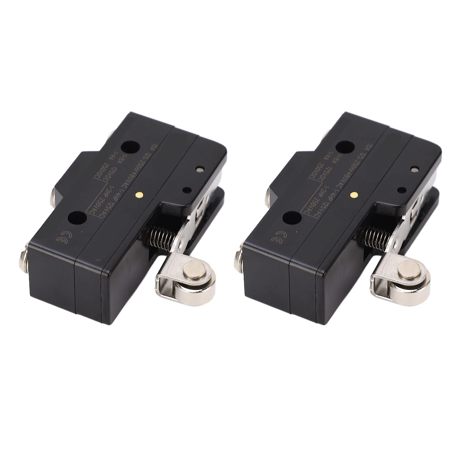 Saluaqui Microinterruttori Finecorsa 2 Pezzi 250V Leva Rullo