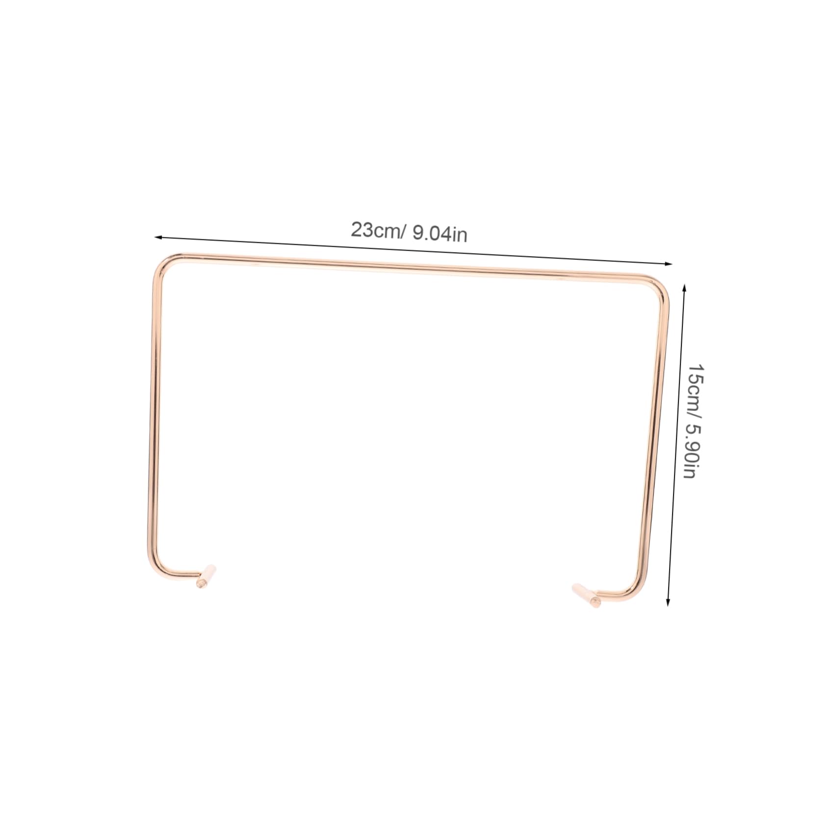 DOITOOL Supporto Calendario da Tavolo Metallo Oro 23 cm