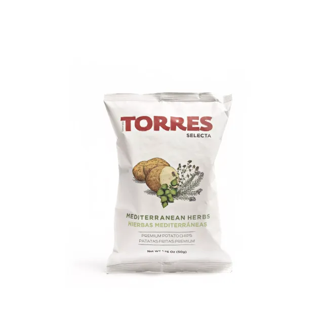 Torres Patatine Erbe Mediterranee 50 g Rosmarino e Timo