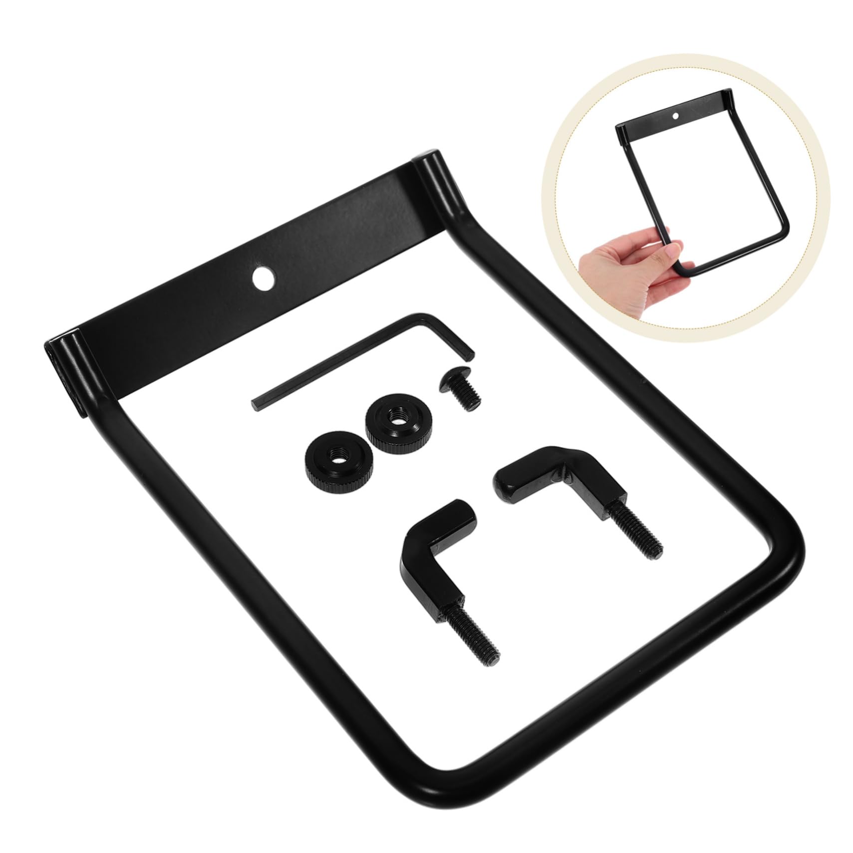 DOITOOL Supporto Calendario da Tavolo Ferro Nero 15 cm