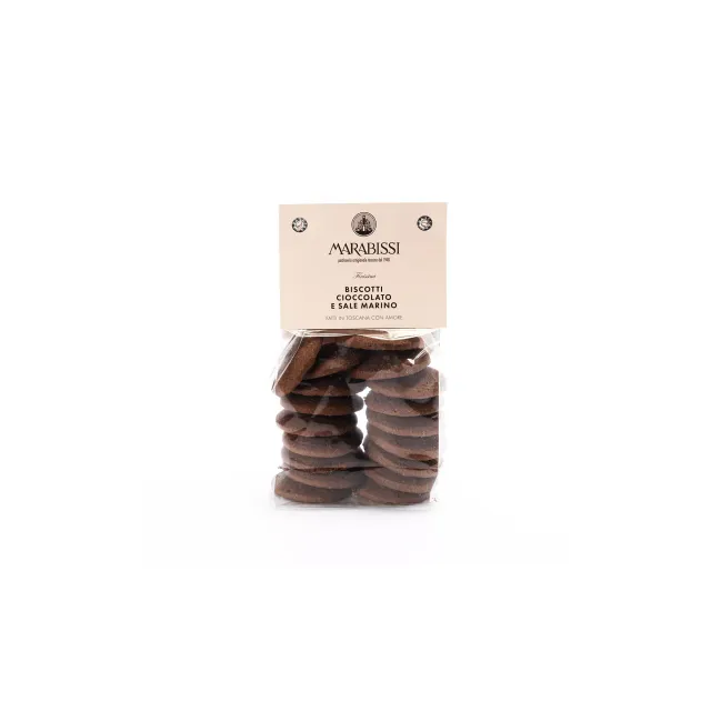 Marabissi Biscotti Cioccolato e Sale Marino 200 g artigianali