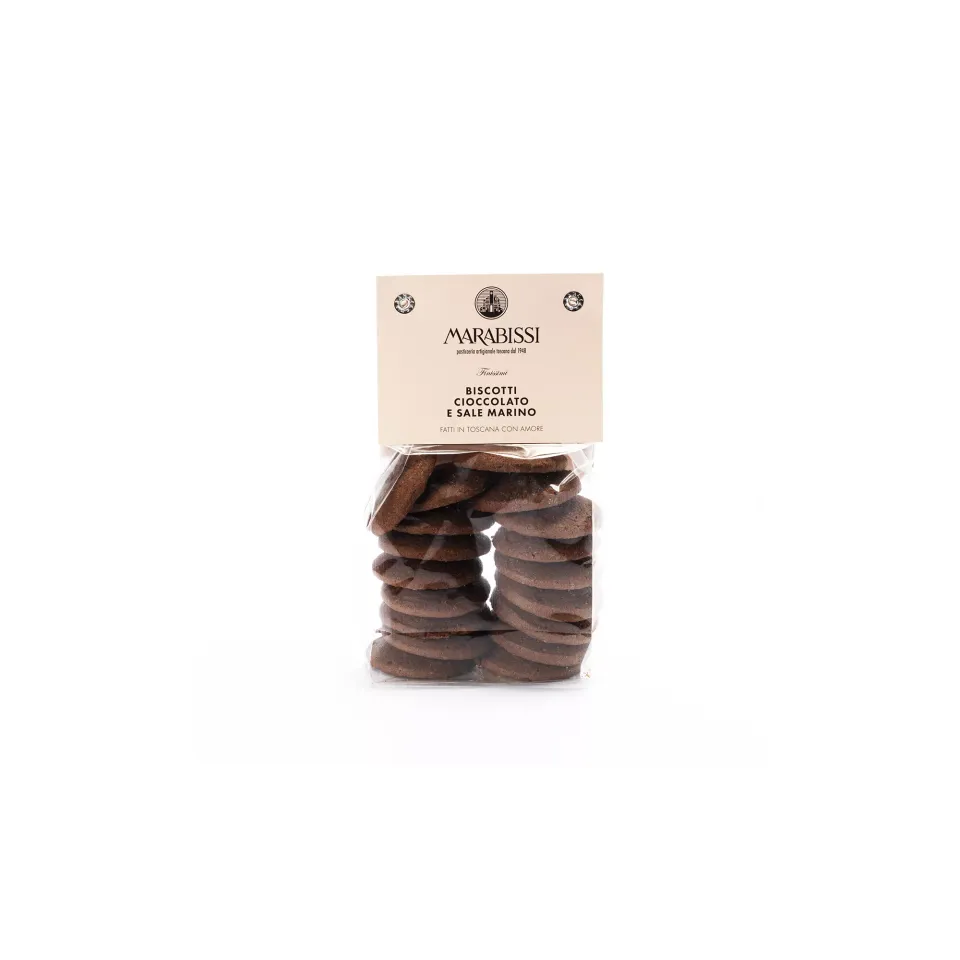 Marabissi Biscotti Cioccolato e Sale Marino 200 g artigianali