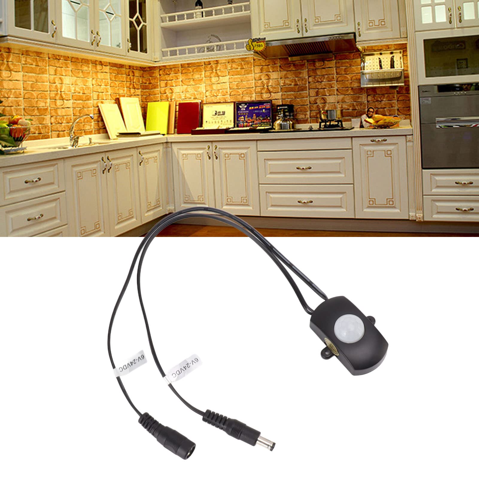 Saluaqui Rilevatore Movimento PIR 120° 6-24V 5-8 m