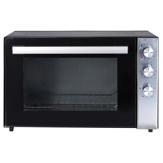 GrecoShop Forno Elettrico Ventilato 70L 2500W con Teglie e Griglia