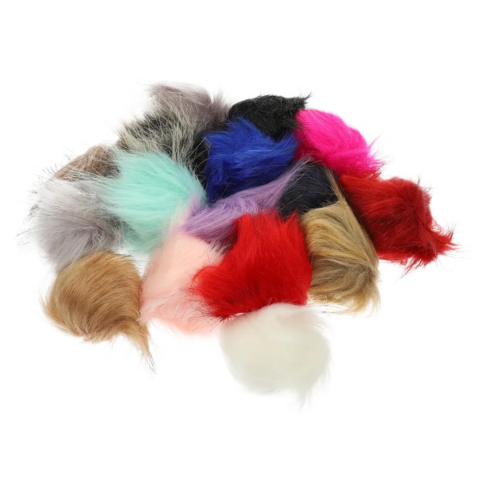 DOITOOL Pon Pon Pelo Sintetico 16 Pezzi per Cappelli