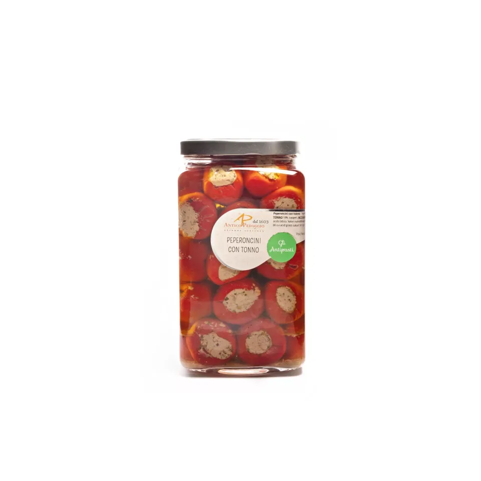 Ercoli 1928 Peperoncini con Tonno Conserva 1,6 kg in Olio