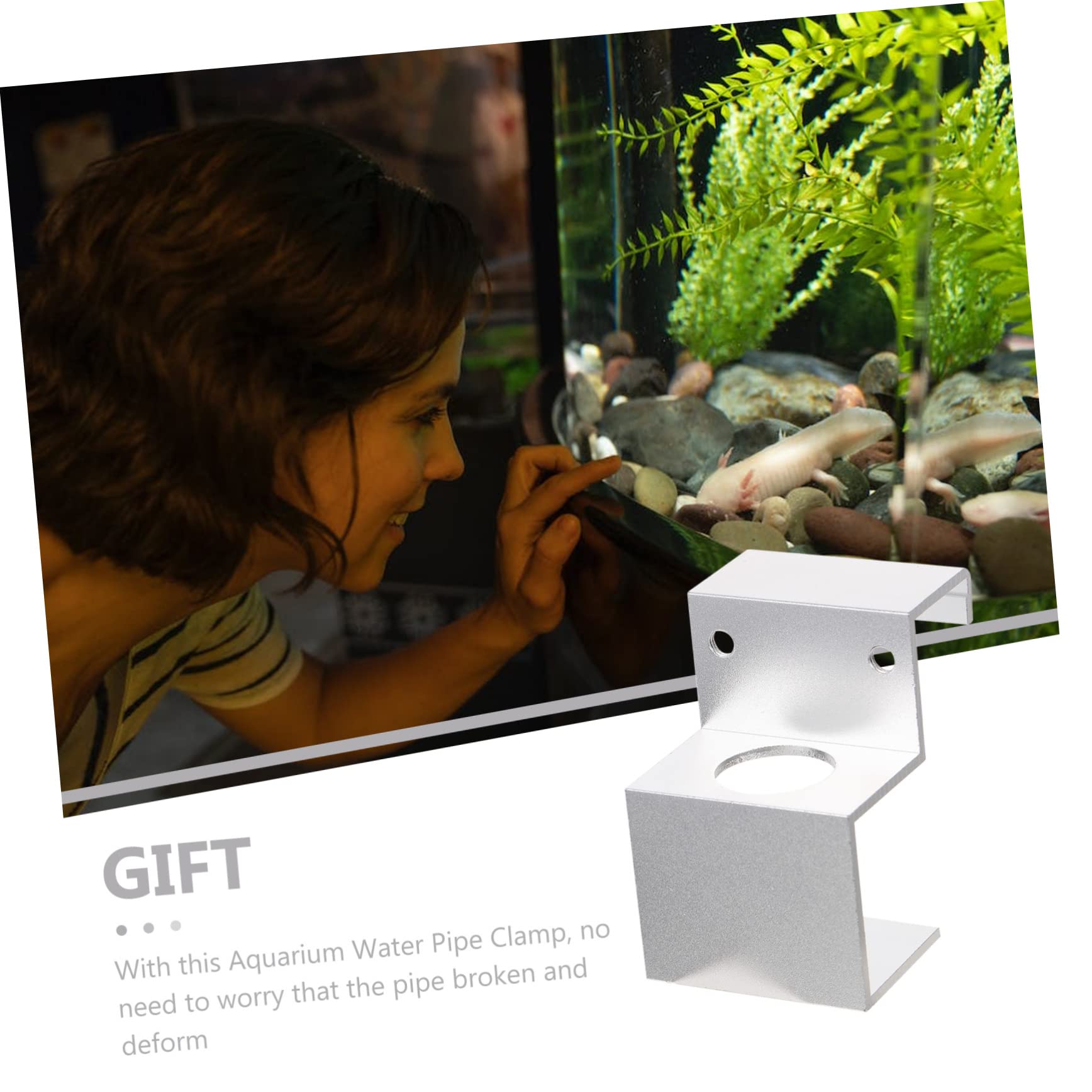 DOITOOL clip fissaggio tubo acquario acciaio inox 6x5x4 cm