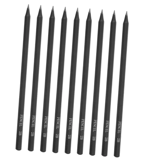 DOITOOL matite esagonali 2B 10 pezzi legno nere disegno