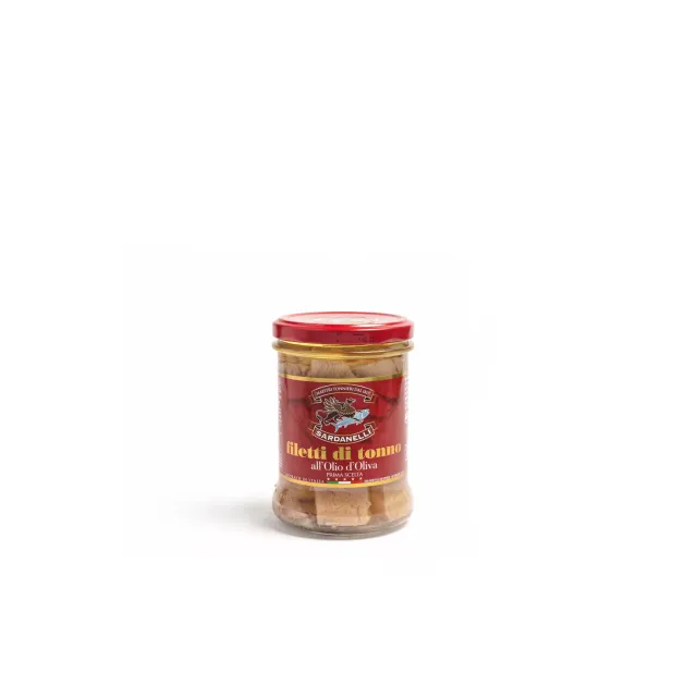 Intertonno Filetti di Tonno yellowfin vaso vetro 200 g teneri
