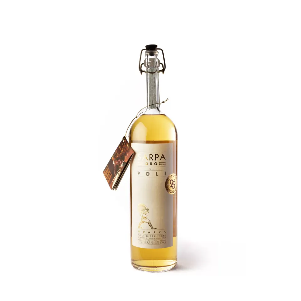 Poli Sarpa Oro grappa barricata affinata in rovere