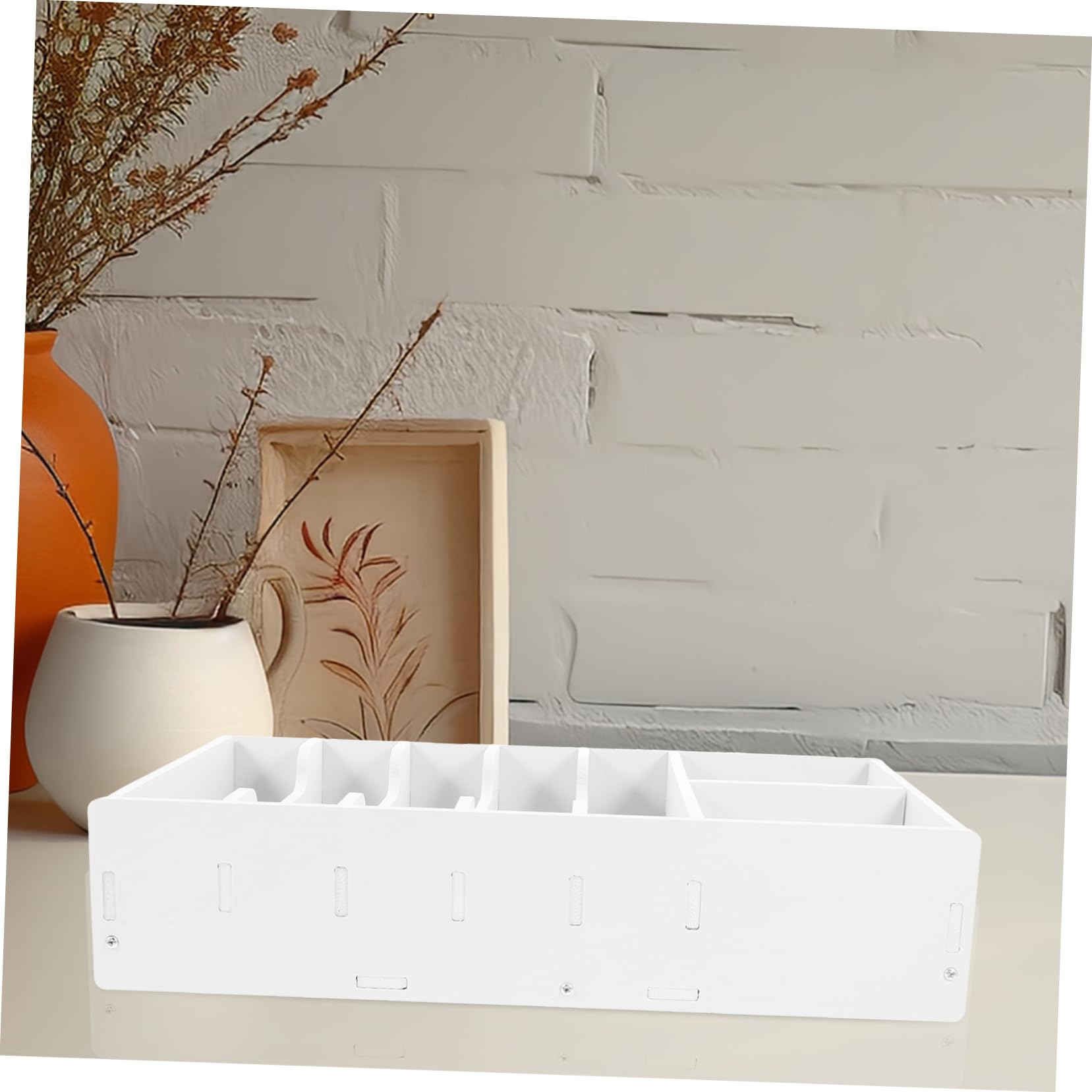 DOITOOL Scatola Organizer in PVC Bianco per Casa