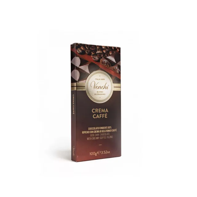 Venchi Crema Caffè Tavoletta Fondente 100 g Ripiena