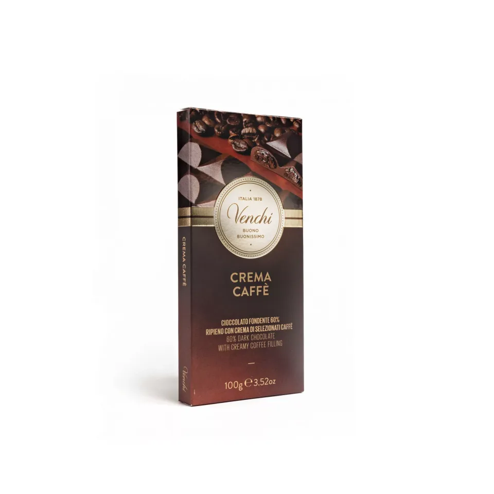 Venchi Crema Caffè Tavoletta Fondente 100 g Ripiena
