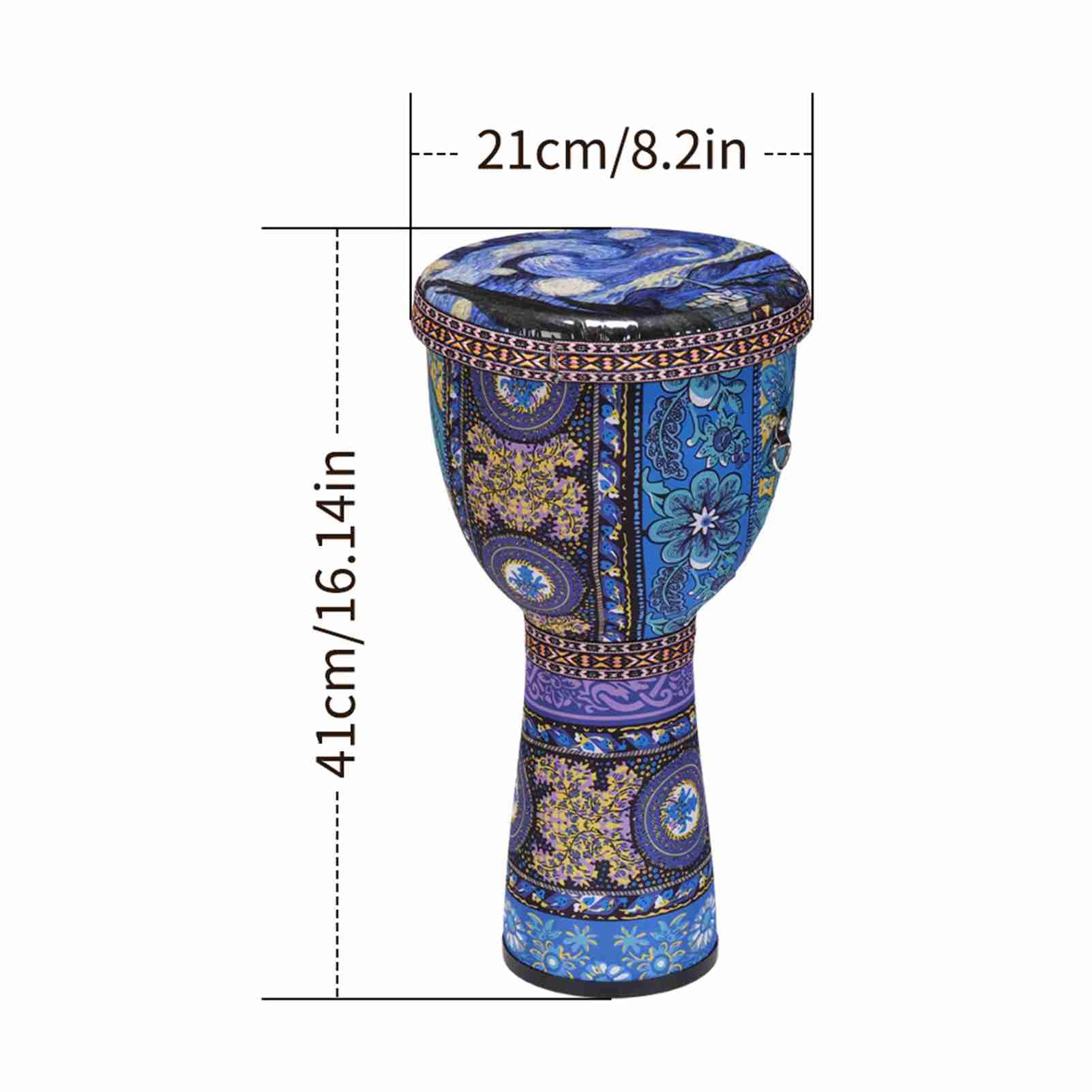Saluaqui Djembe 8 Pollici Fibra Carbonio Colore 4