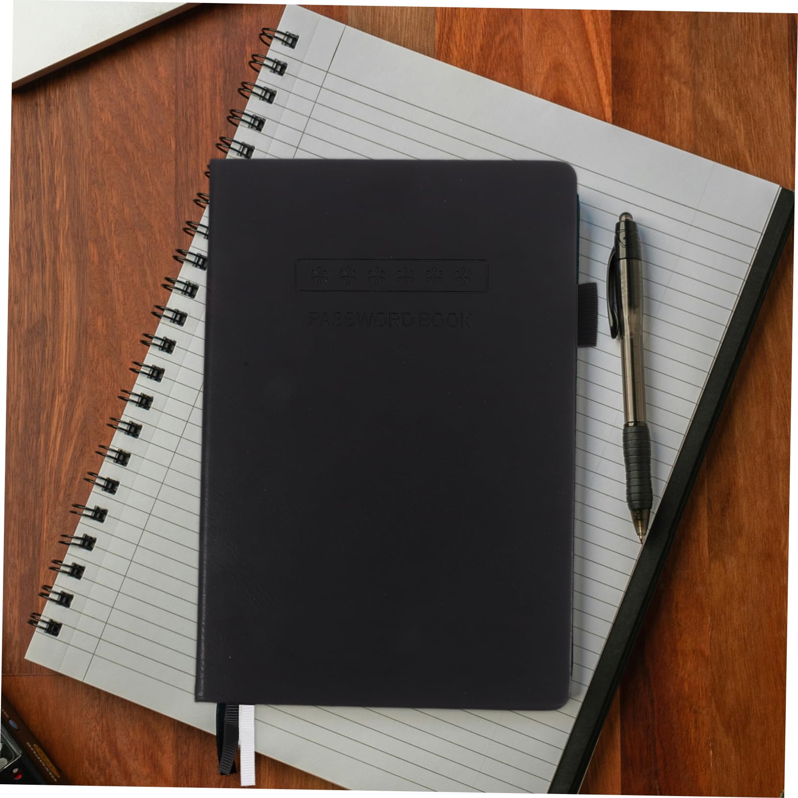 DOITOOL Quaderno Password A5 Carta Nero Registra Account