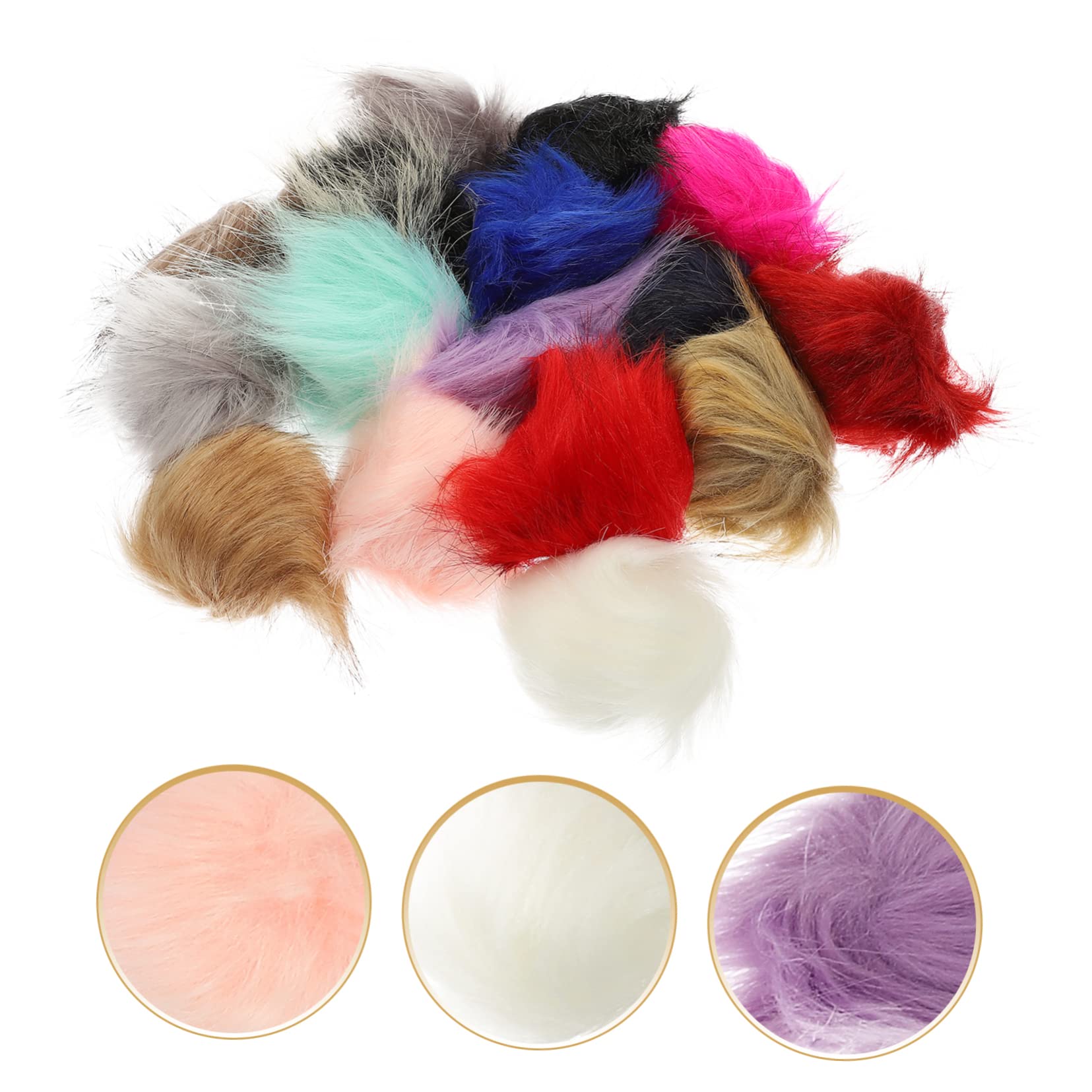 DOITOOL Pon Pon Pelo Sintetico 16 Pezzi per Cappelli