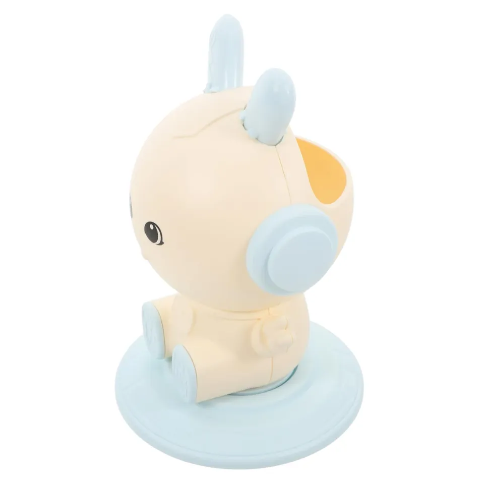 DOITOOL Portapenne Girevole Coniglio Blu Plastica 19 cm