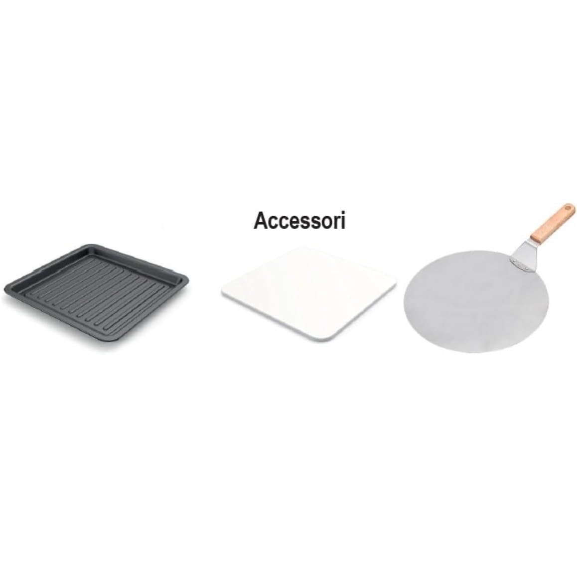 GrecoShop Fornetto Pizza Elettrico 33 cm 450°C con Pietra
