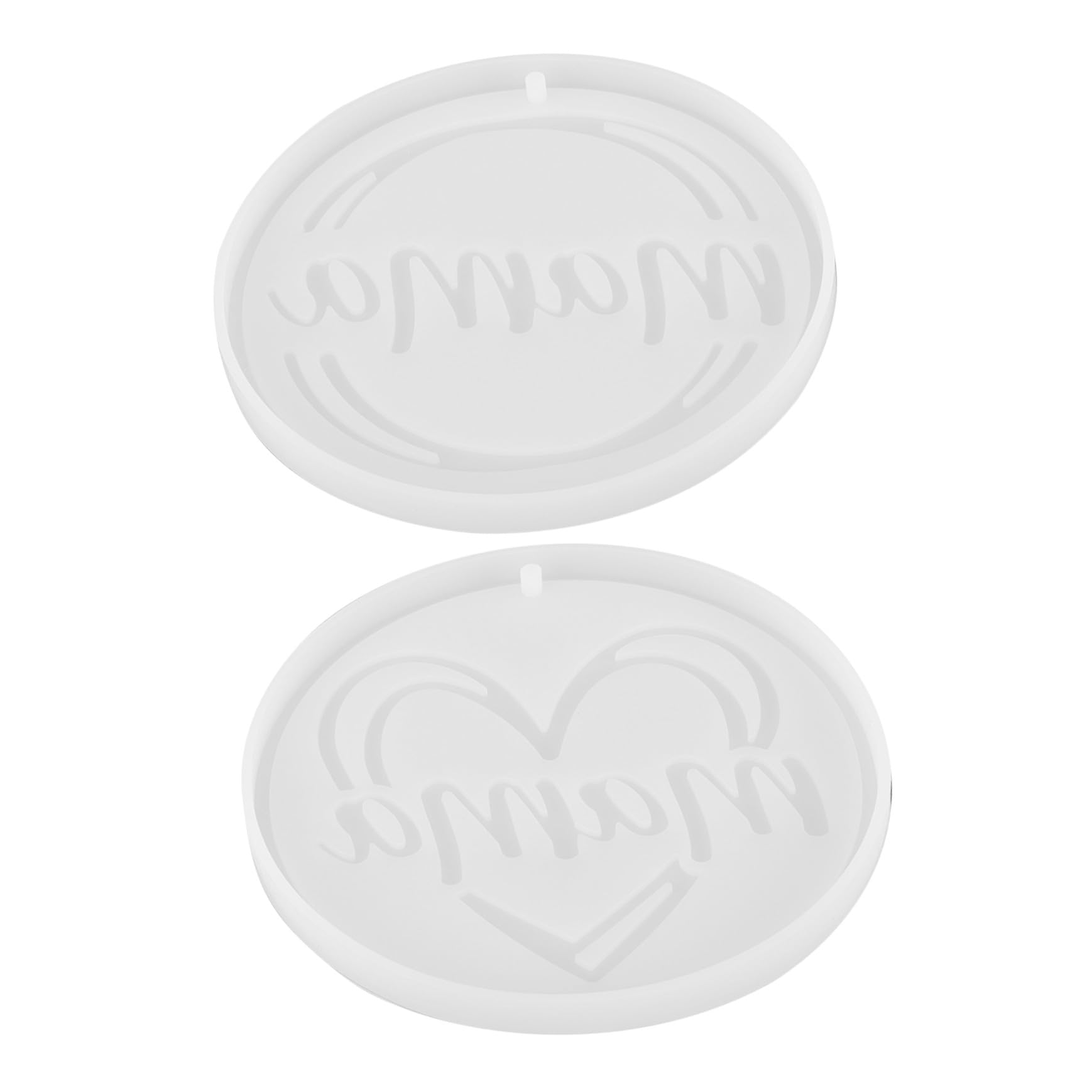 DOITOOL 2 stampi silicone Mom portachiavi resina antiaderenti