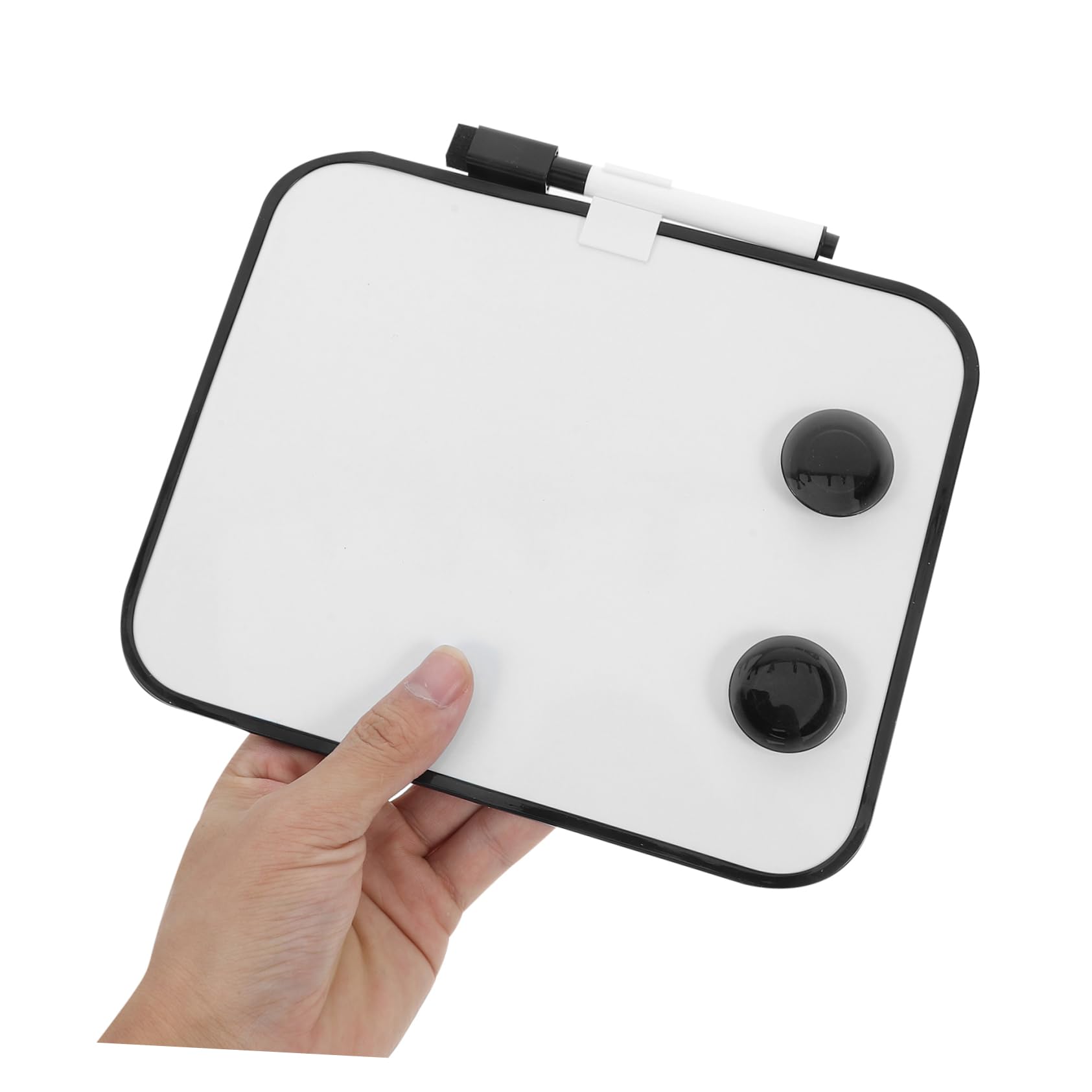 DOITOOL Lavagna Magnetica Cancellabile Nera da Frigo con Pennarello