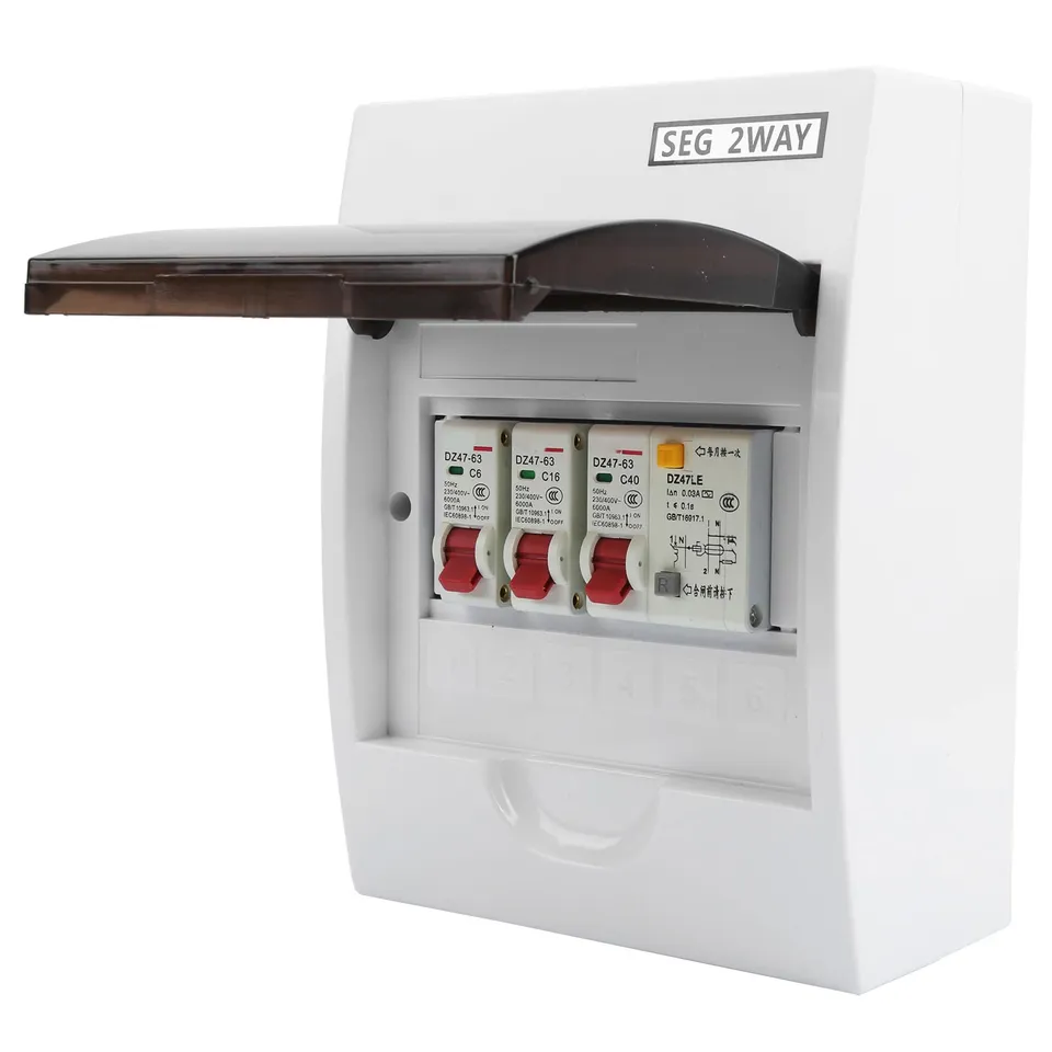 Saluaqui scatola fusibili 2 vie RCD 40A ABS