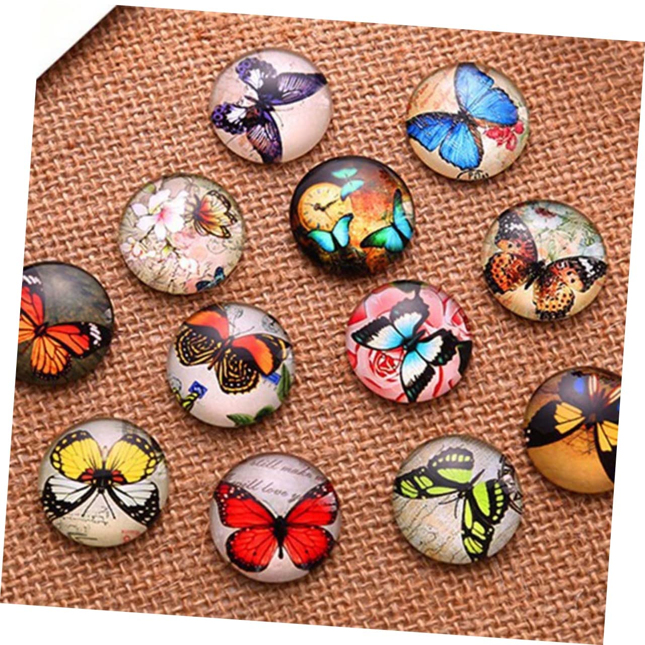 Doitool gemme vetro gioielli 20 pezzi 14 mm size 3