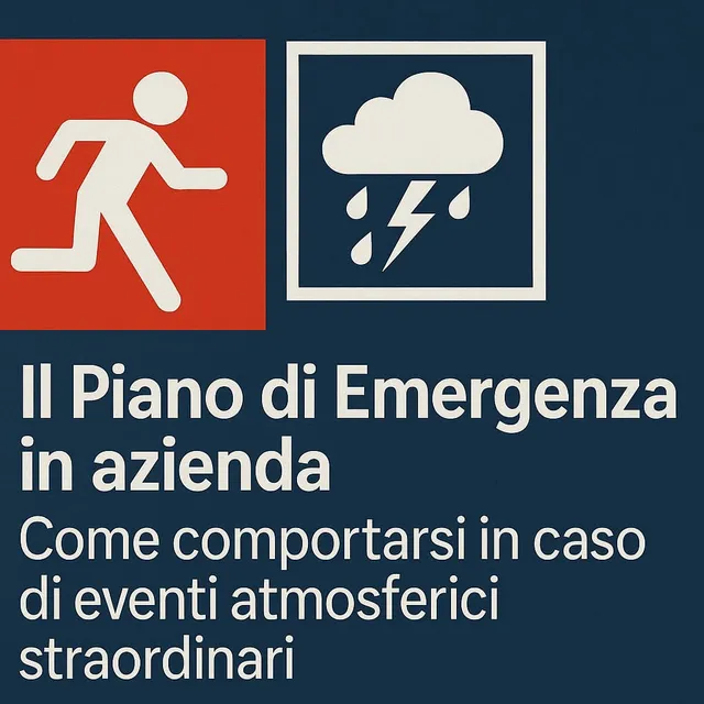 Adifer Piano di Emergenza eventi atmosferici straordinari corso