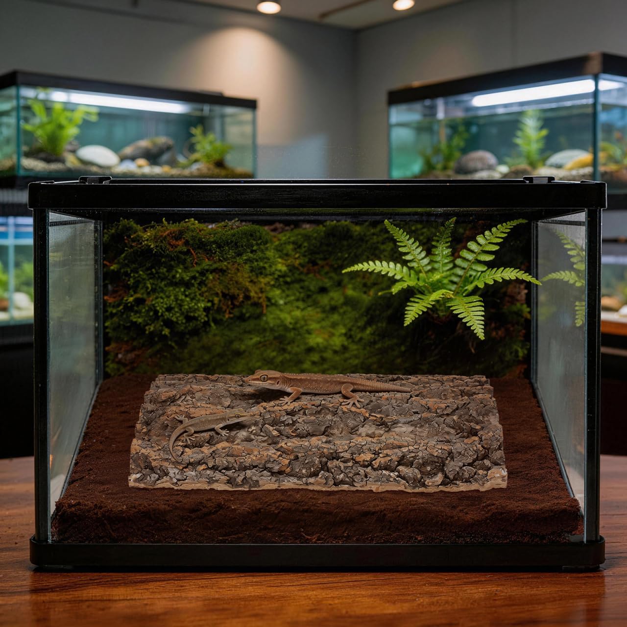 DOITOOL Corteccia Sughero Rettili 40x30 cm Terrario