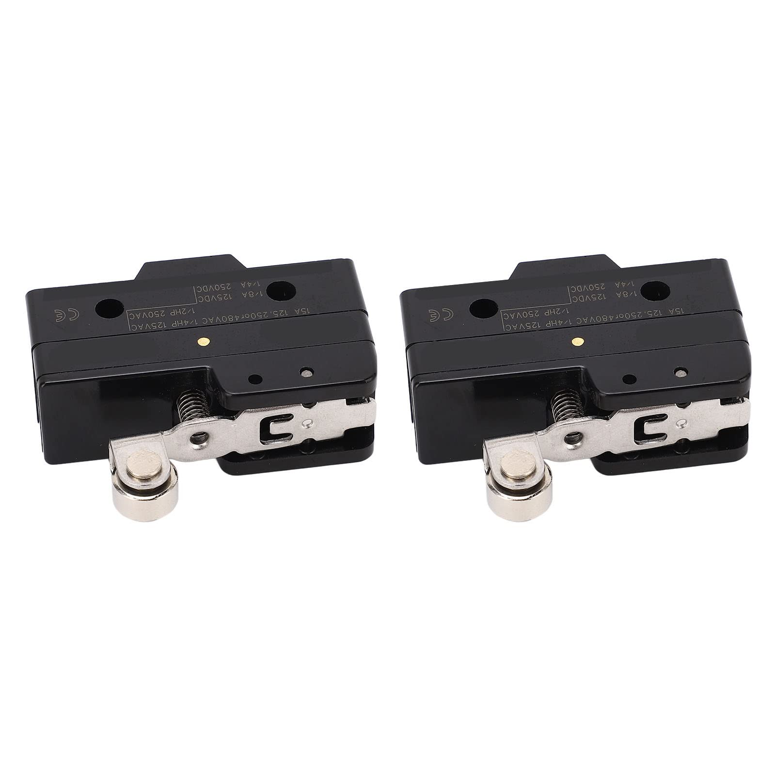 Saluaqui Microinterruttori Finecorsa 2 Pezzi 250V Leva Rullo