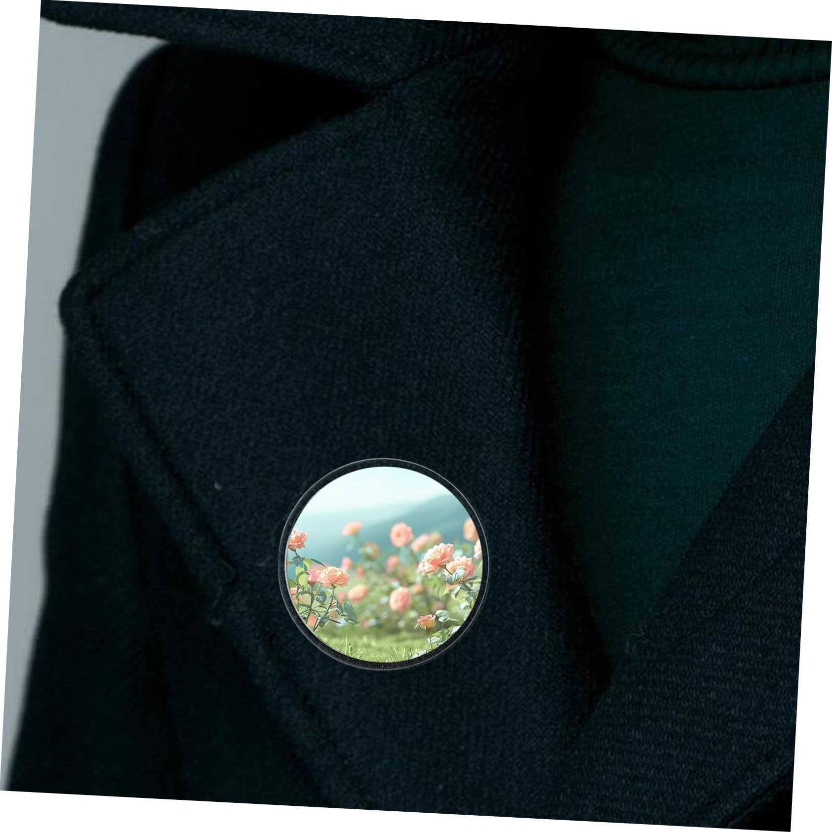 DOITOOL Spille Button Acrilico Trasparente Rotonde 25 Pezzi
