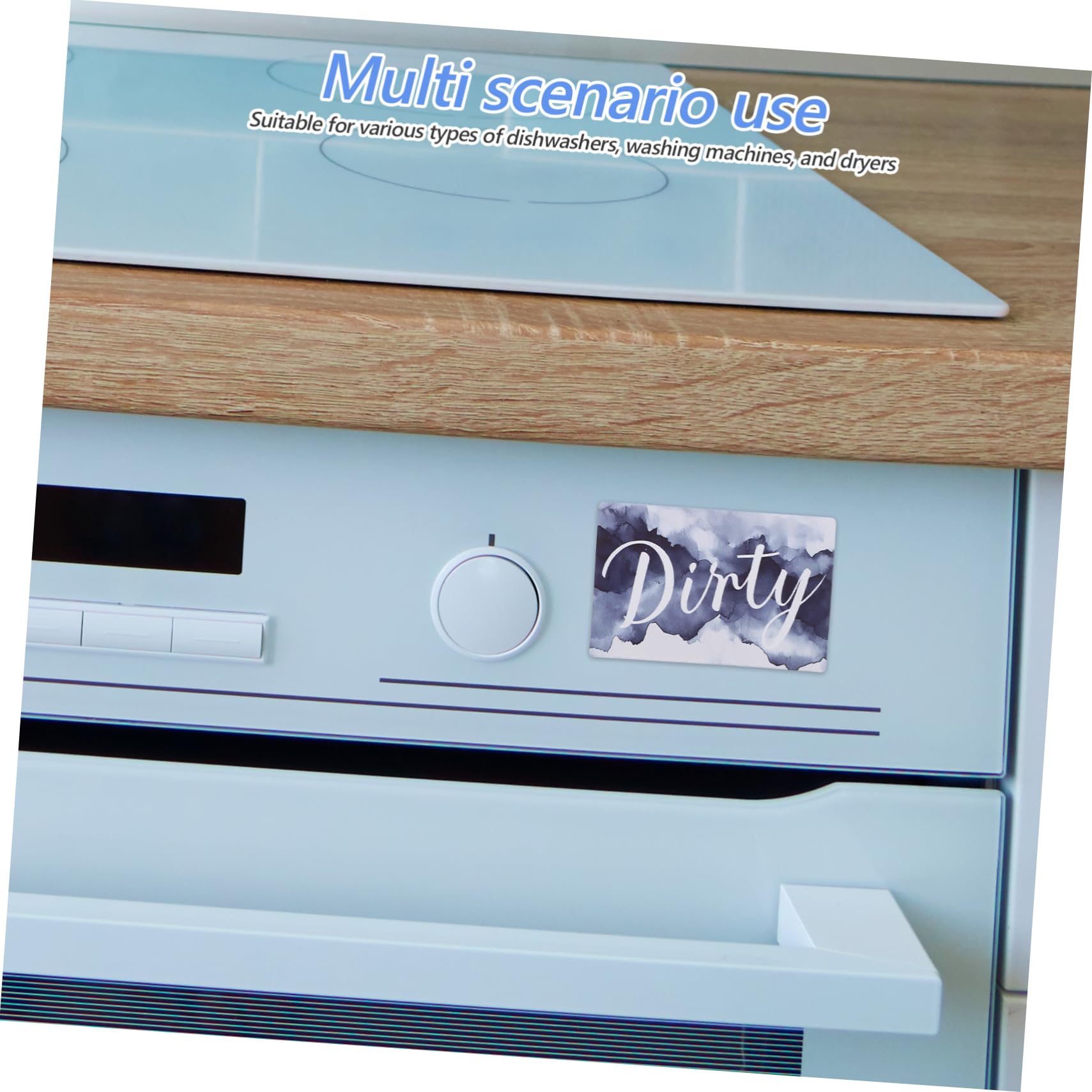 DOITOOL Magnete Lavastoviglie Pulito Sporco Blu PVC