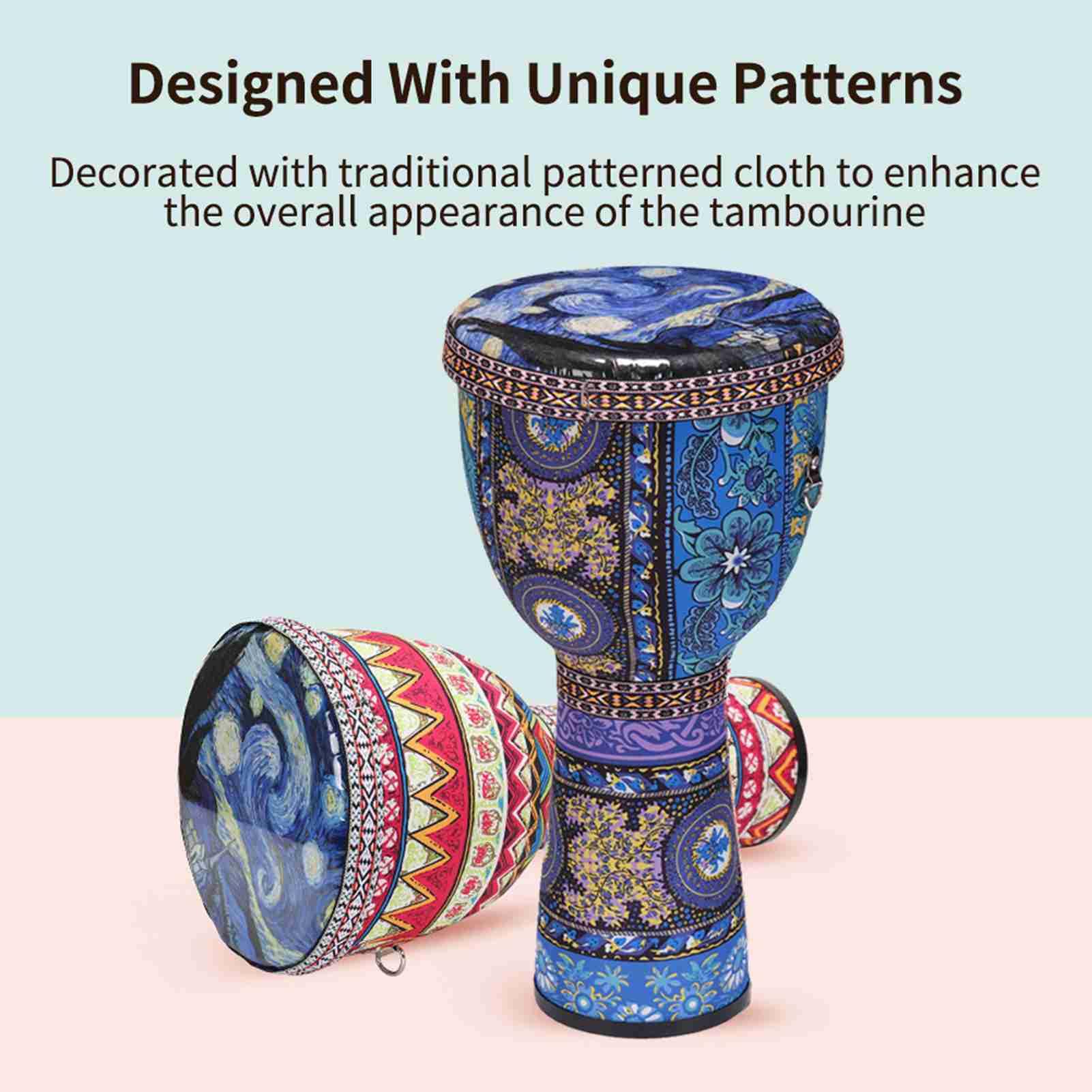 Saluaqui Djembe 8 Pollici Fibra Carbonio Colore 4