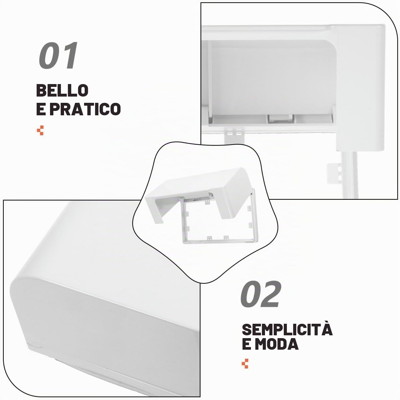 DOITOOL Copertura Interruttore Impermeabile Bianca Antispruzzo