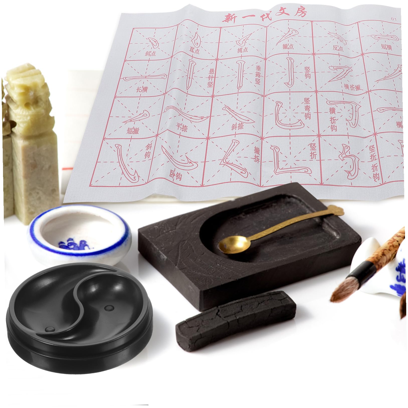 DOITOOL Set Calligrafia Cinese Panno ad Acqua