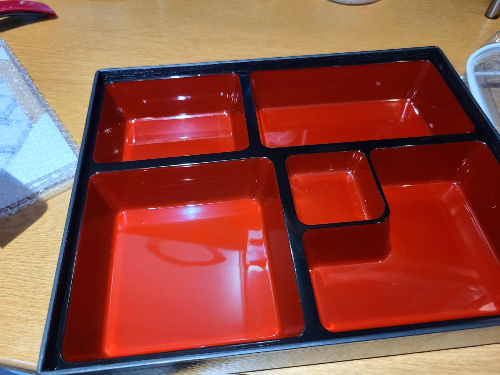 DOITOOL Bento Box Giapponese 5 Scomparti Laccato