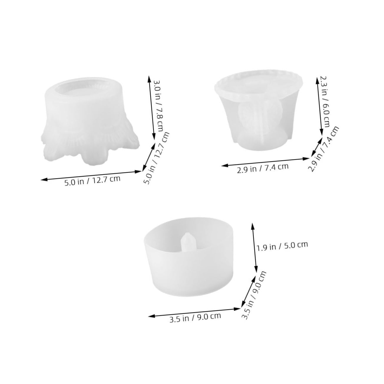 DOITOOL Stampo Silicone Scatola Gioielli per Resina