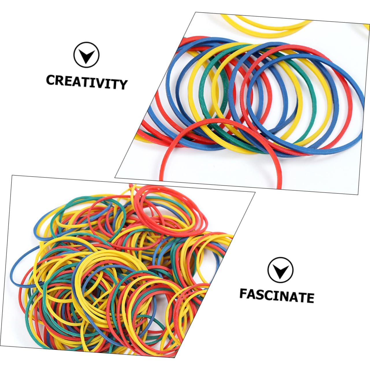DOITOOL Elastici Colorati Gomma Ufficio Set Multiuso